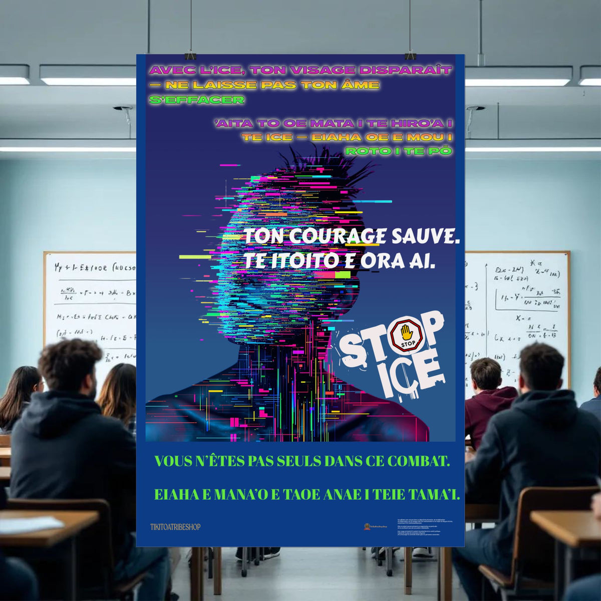 Posters Anti-ICE Polynésie – Affiches de Sensibilisation Contre la Drogue “Paruru i te ora – Brisons les chaînes de l’ICE”