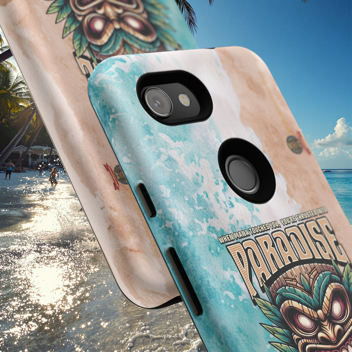 Tahiti – Coque Antichoc Premium Tiki Royal
