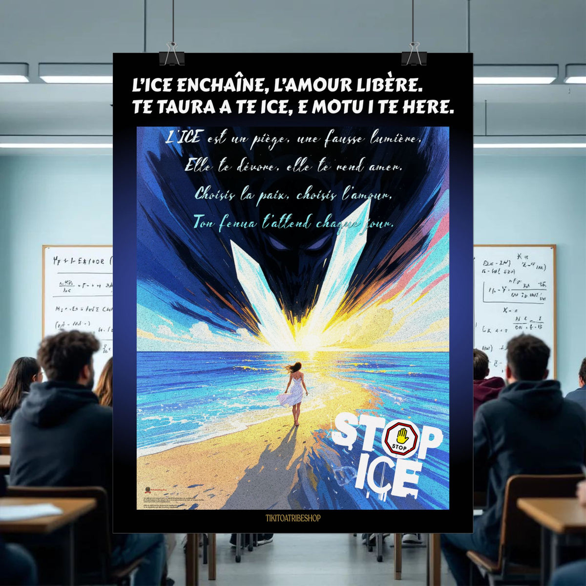 Posters Anti-ICE Polynésie – Affiches de Sensibilisation Contre la Drogue “Paruru i te ora – Brisons les chaînes de l’ICE”