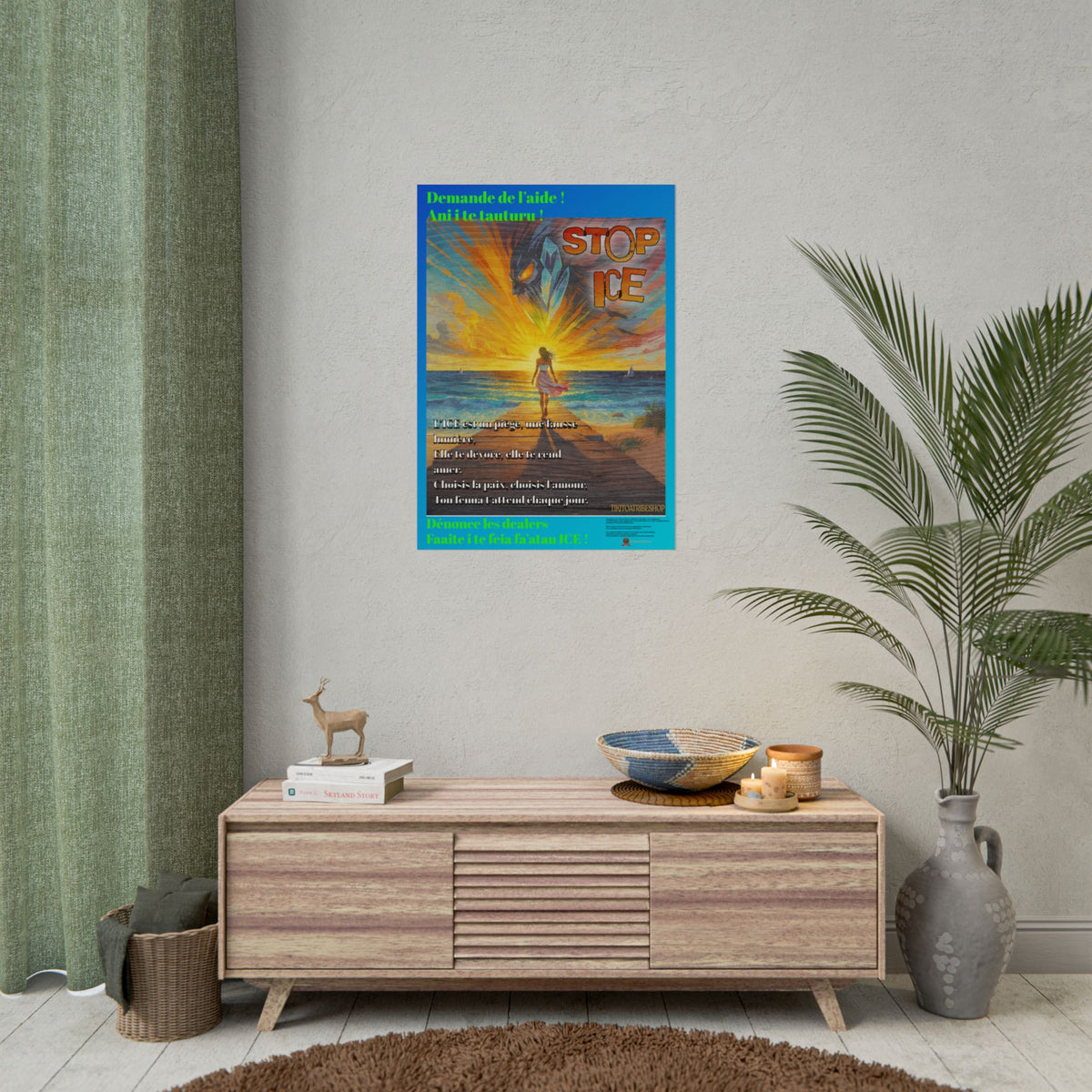 Posters Anti-ICE Polynésie – Affiches de Sensibilisation Contre la Drogue “Paruru i te ora – Brisons les chaînes de l’ICE”