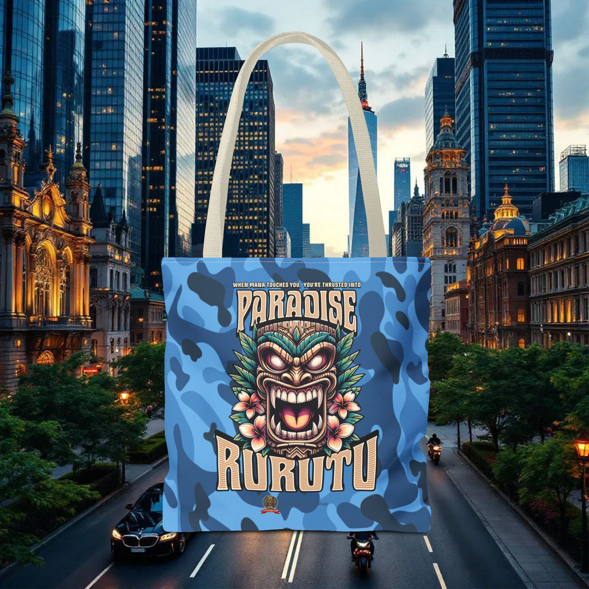 Tote Bag - 'Paradise Rurutu'