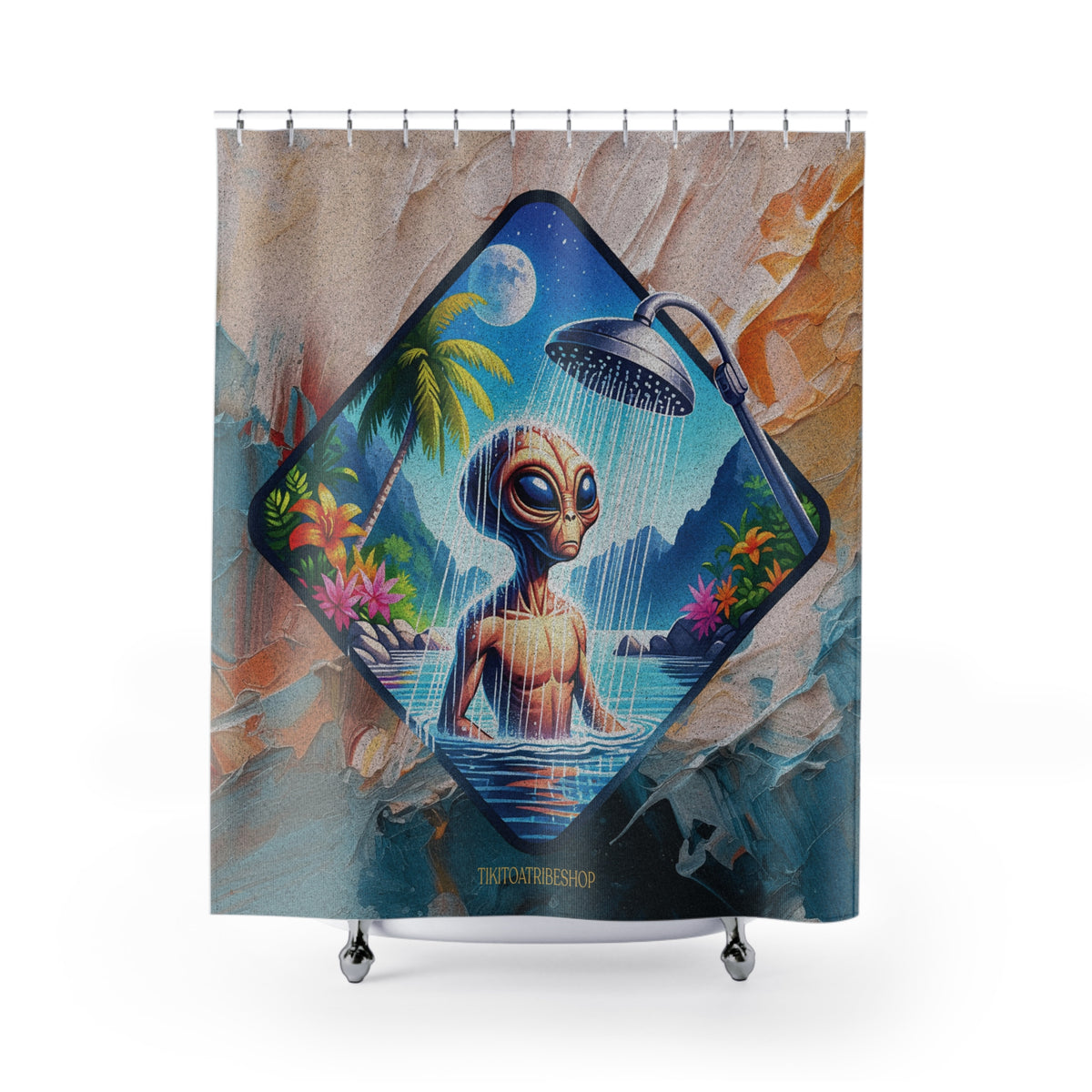 Rideau de Douche Tiki Toa
