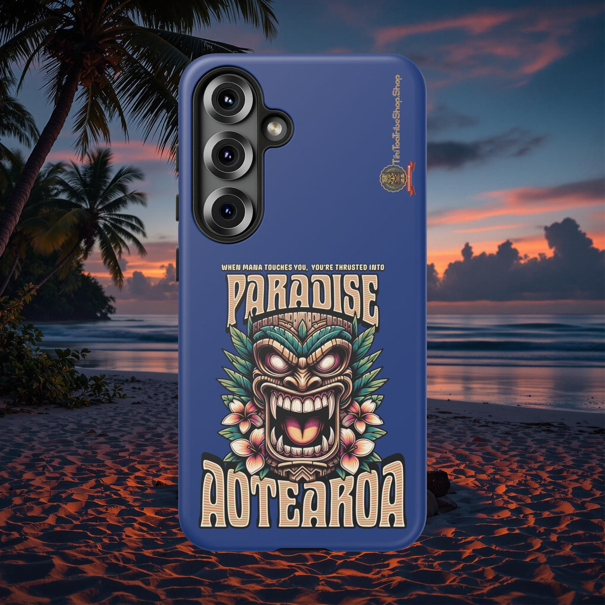Aotearoa – Coque Antichoc Tiki Maori & Mana Ancestral