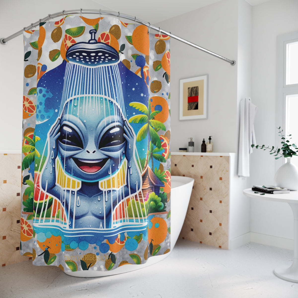 Rideau de Douche Tiki Toa