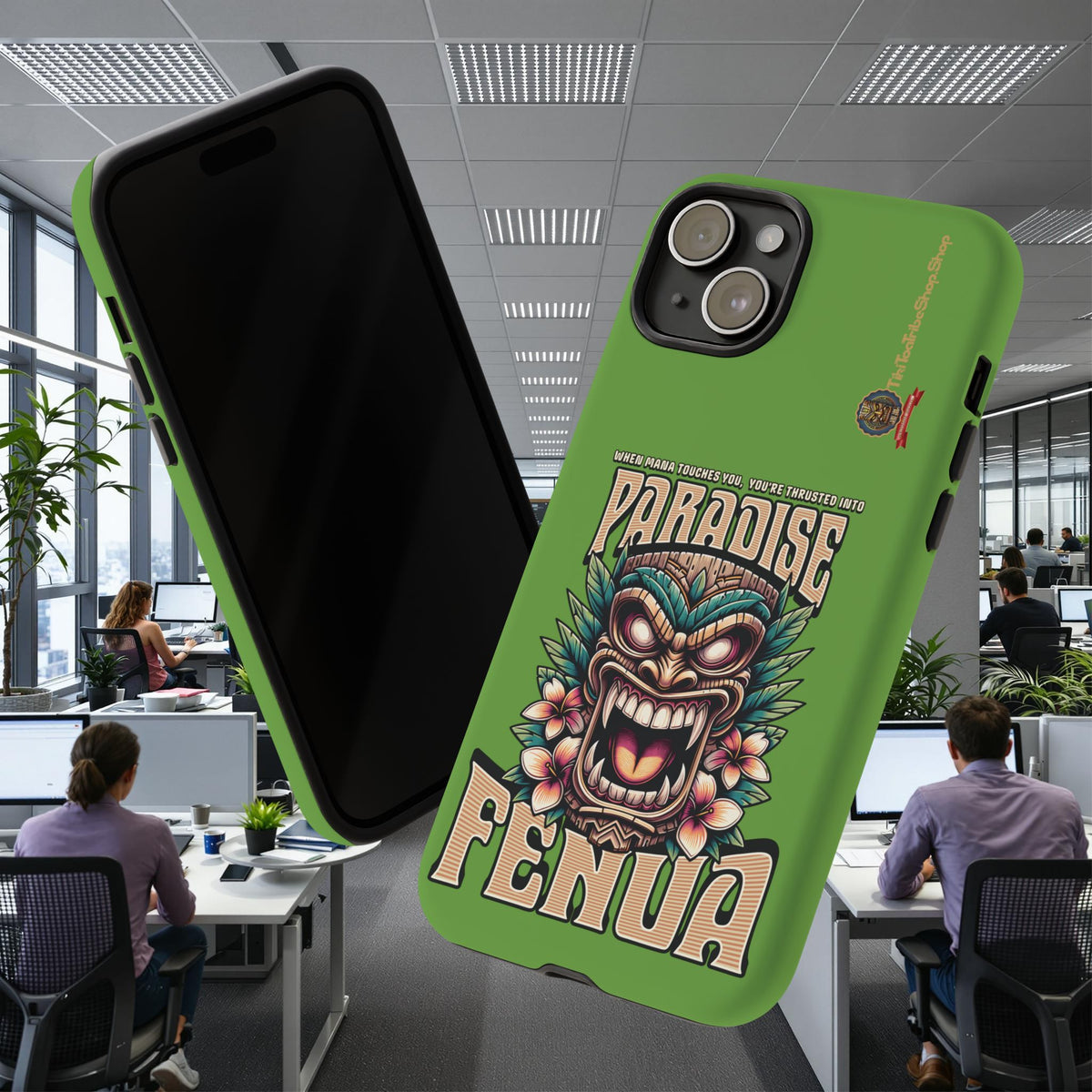 Fenua Guardian – Coque Antichoc Art Polynésien