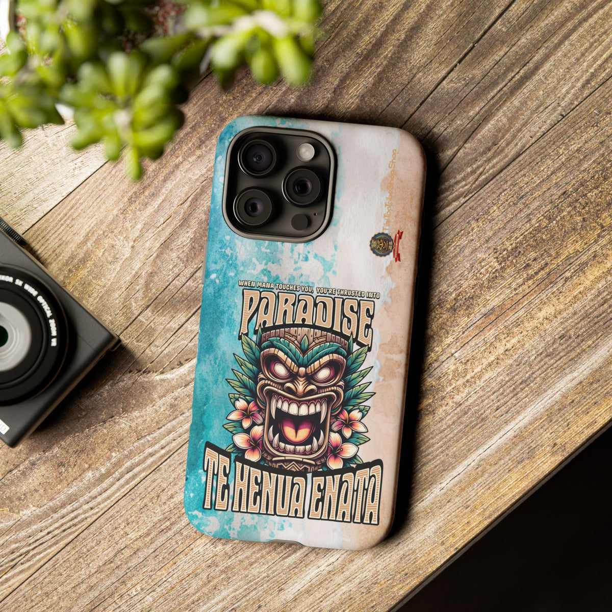 Te Henua Enata – Coque Antichoc Tiki Ancestral & Puissant