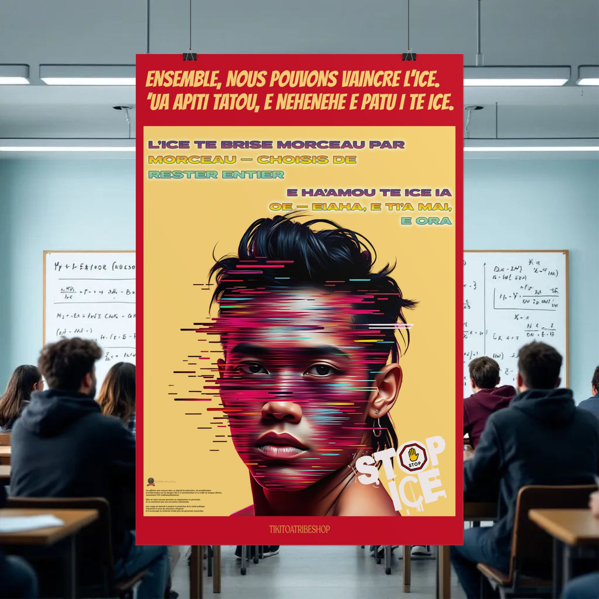 Posters Anti-ICE Polynésie – Affiches de Sensibilisation Contre la Drogue “Paruru i te ora – Brisons les chaînes de l’ICE”