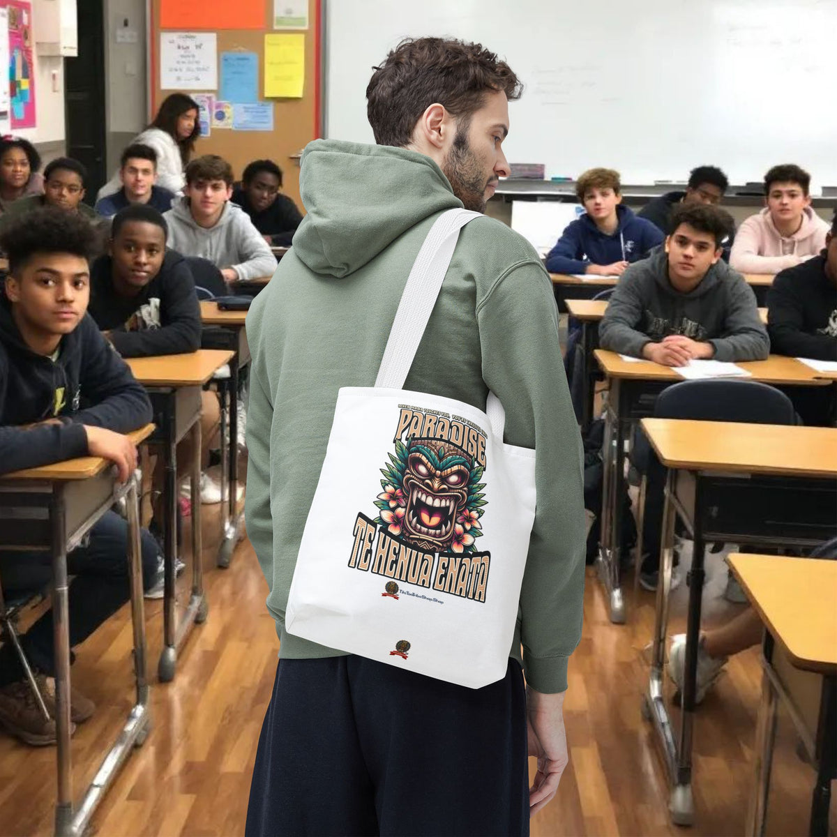 TE HENUA ENATA PARADISE Tote Bag