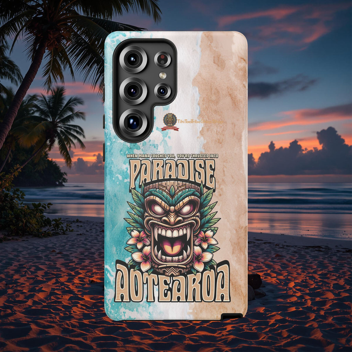 Aotearoa – Coque Antichoc Tiki Maori & Mana Ancestral