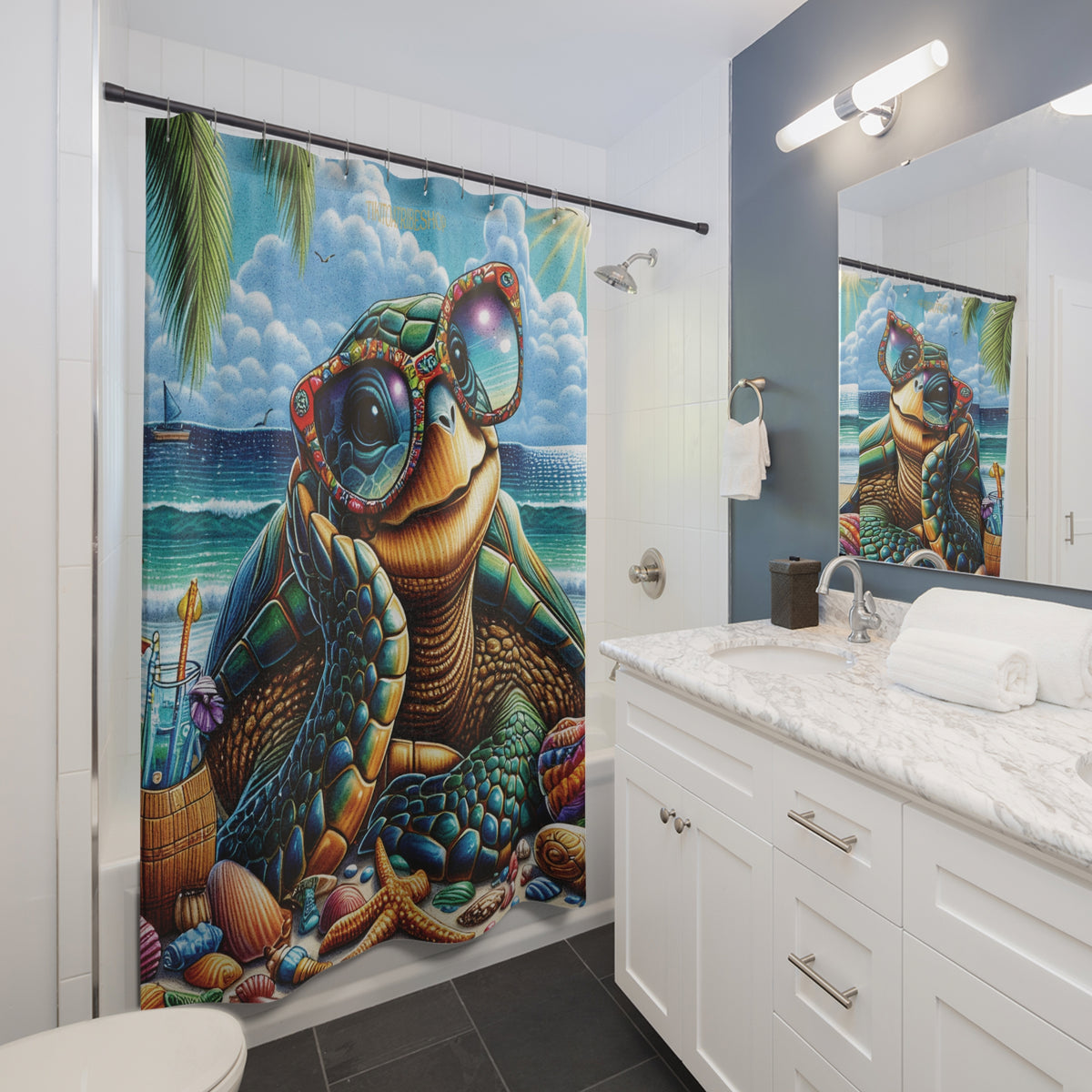 Rideau de Douche Tiki Toa