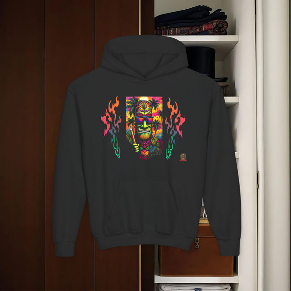 THE TIKI SPIRIT - Thick hooded sweatshirt for youth