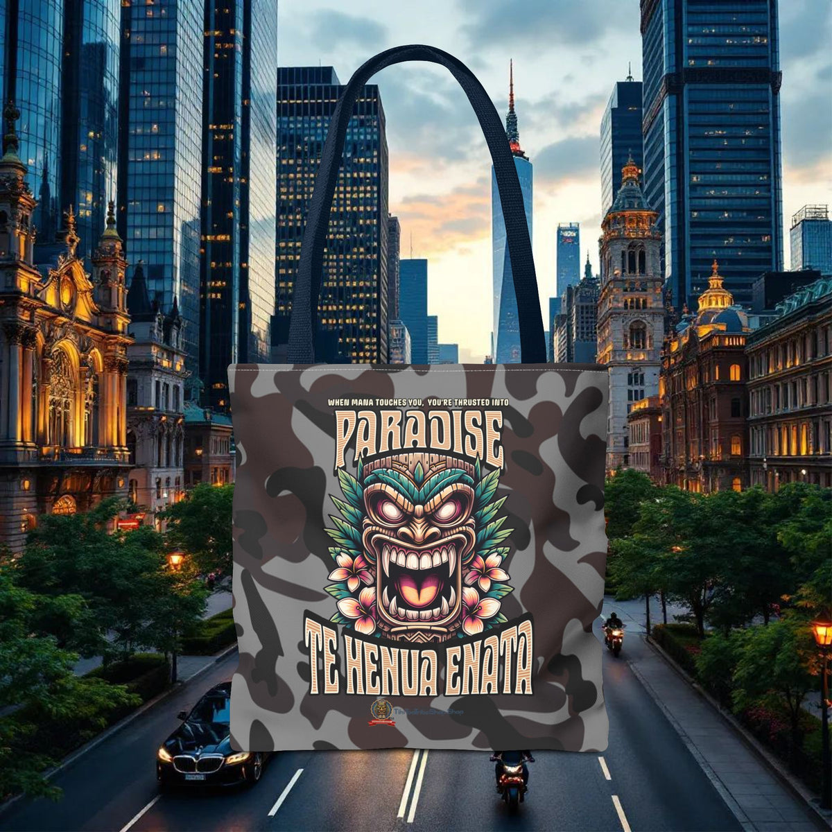 Tote Bag - 'Paradise Te Henua Enata'