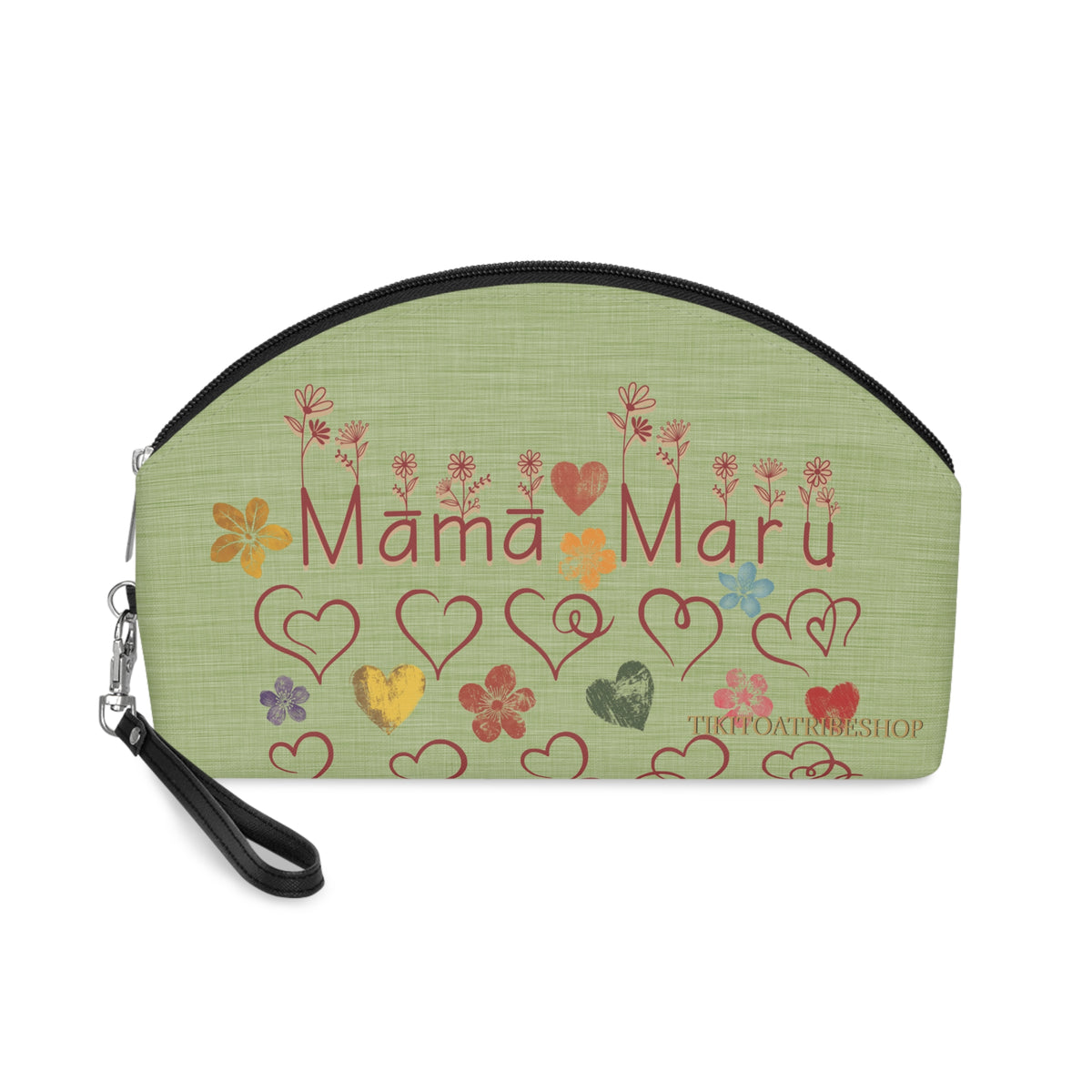 Pochette Maquillage Māmā Maru, Cœurs et Fleurs