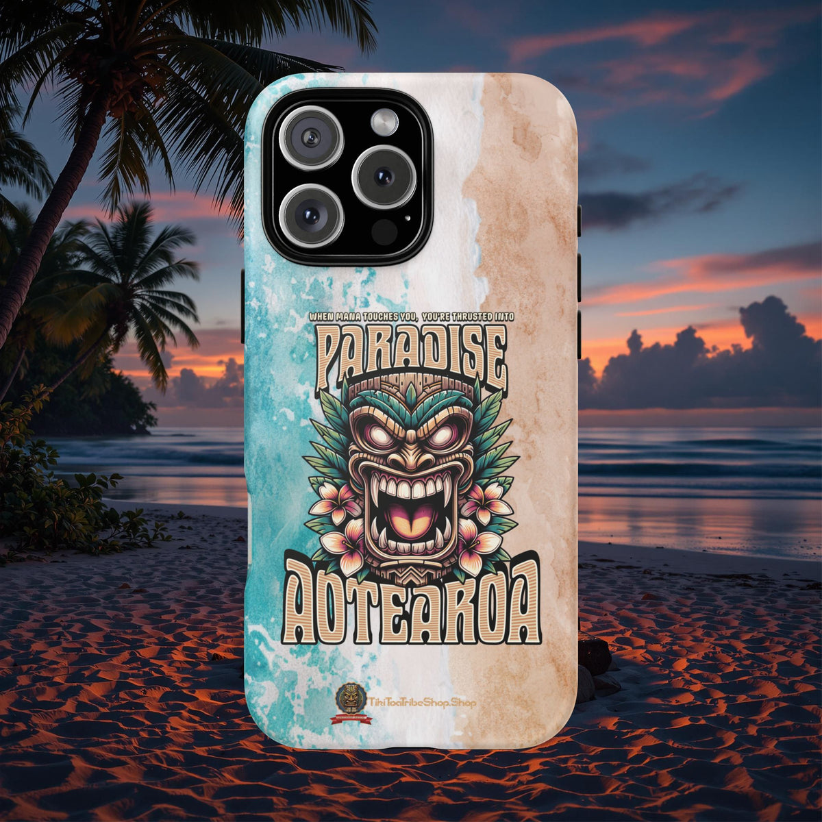 Aotearoa – Coque Antichoc Tiki Maori & Mana Ancestral
