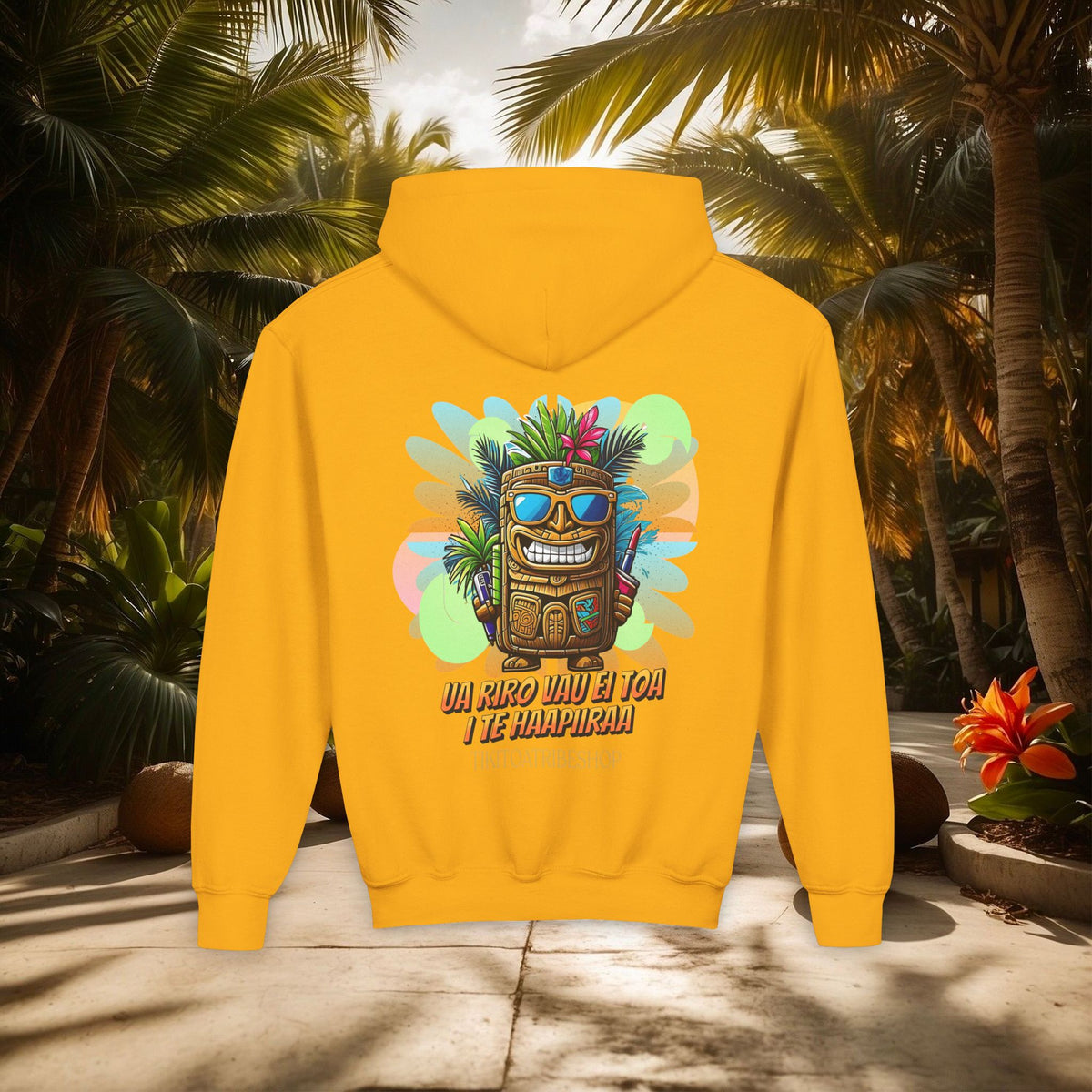 THE TIKI SPIRIT - Thick hooded sweatshirt for youth