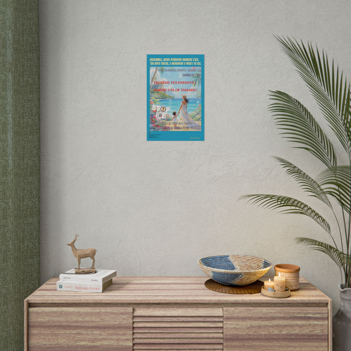 Posters Anti-ICE Polynésie – Affiches de Sensibilisation Contre la Drogue “Paruru i te ora – Brisons les chaînes de l’ICE”
