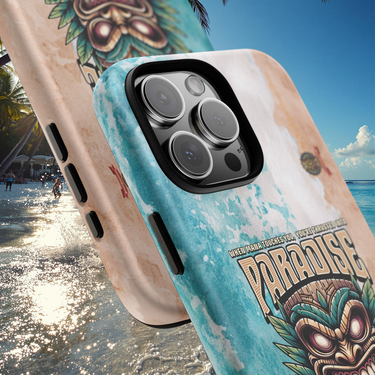 Huahine – Coque Antichoc Premium Tiki Fenua