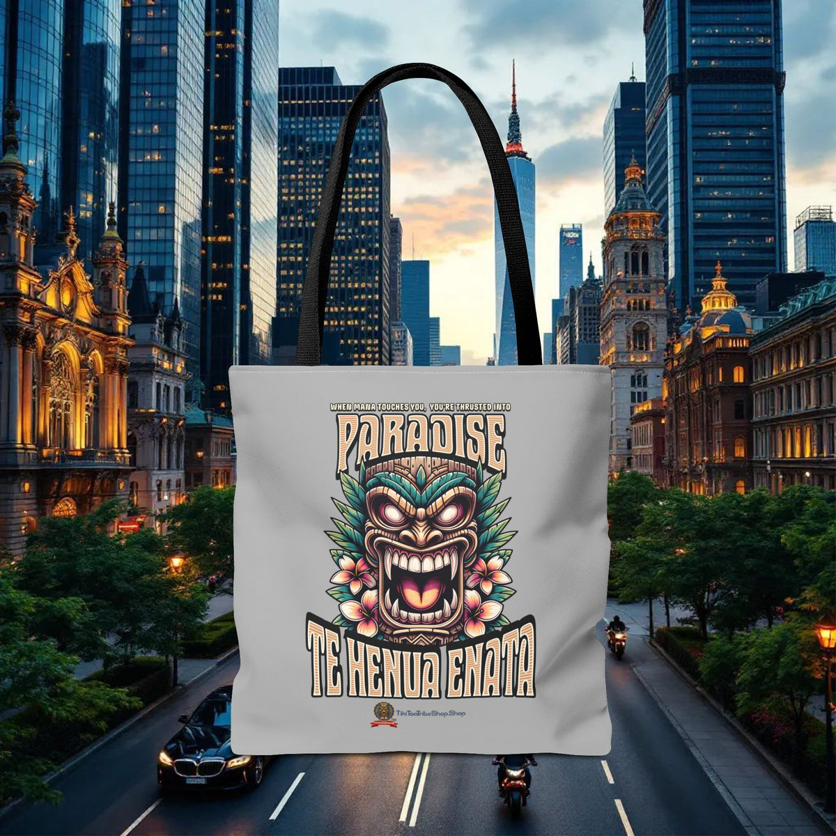 TE HENUA ENATA PARADISE Tote Bag