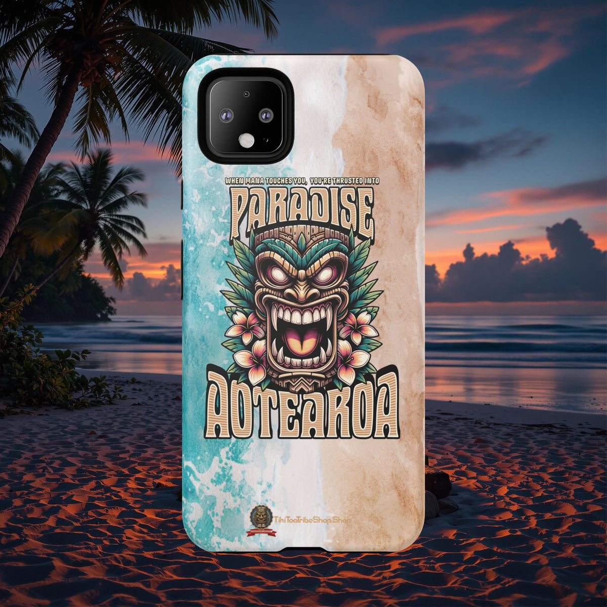 Aotearoa – Coque Antichoc Tiki Maori & Mana Ancestral