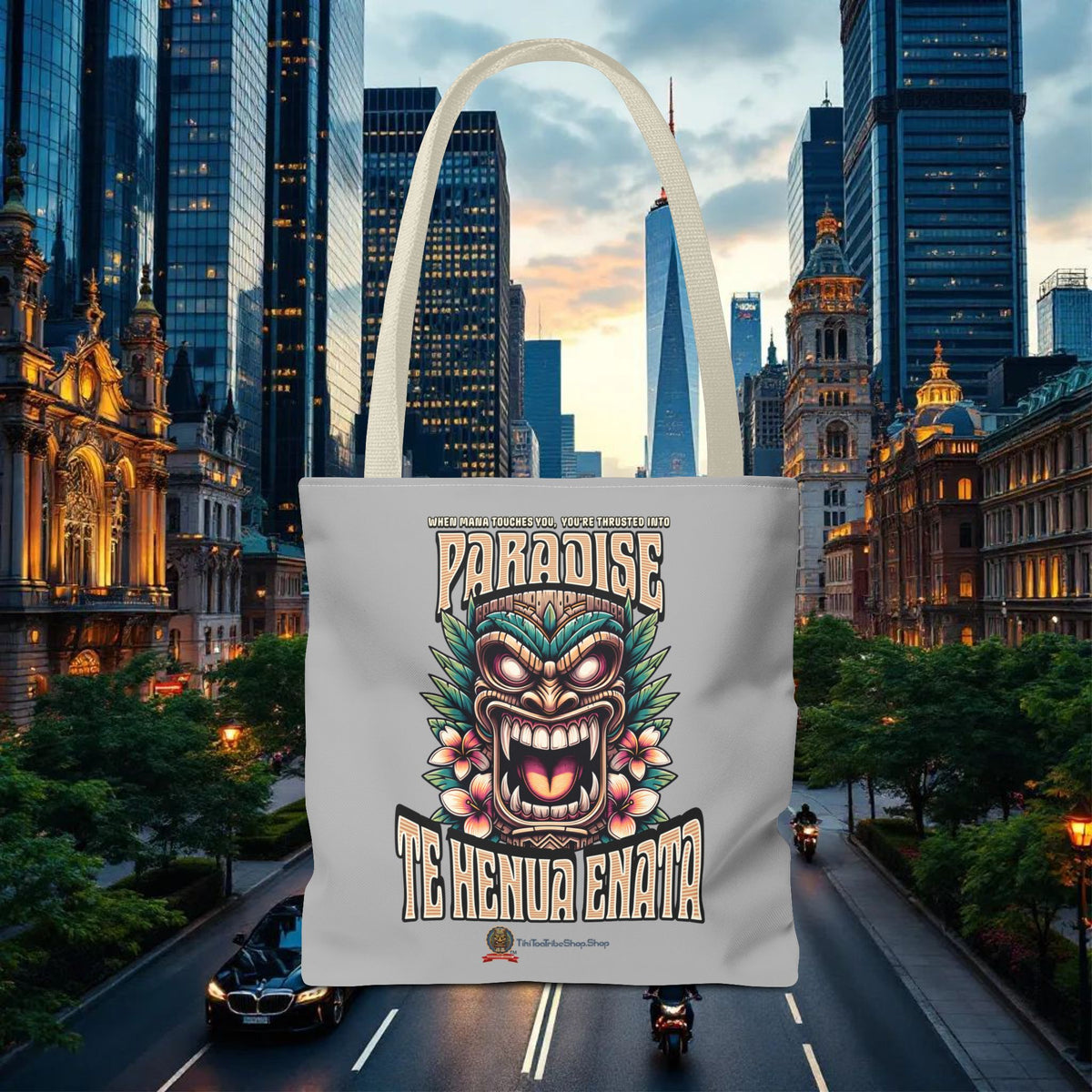 TE HENUA ENATA PARADISE Tote Bag