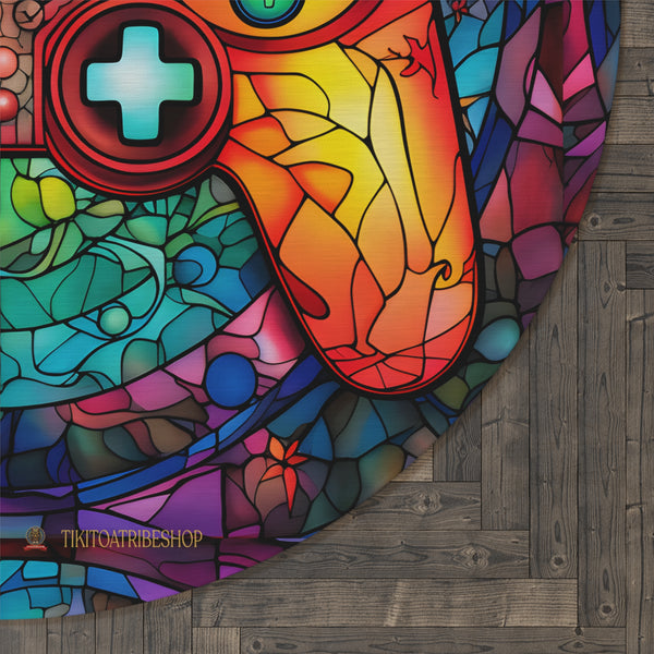 Tapis Rond ou Décoration Murale, Le Nexus des Jeux