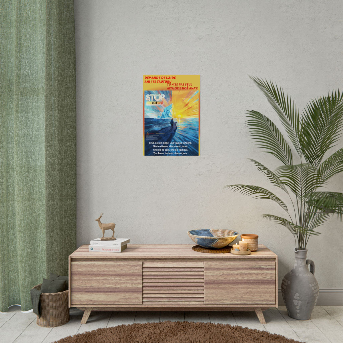 Posters Anti-ICE Polynésie – Affiches de Sensibilisation Contre la Drogue “Paruru i te ora – Brisons les chaînes de l’ICE”