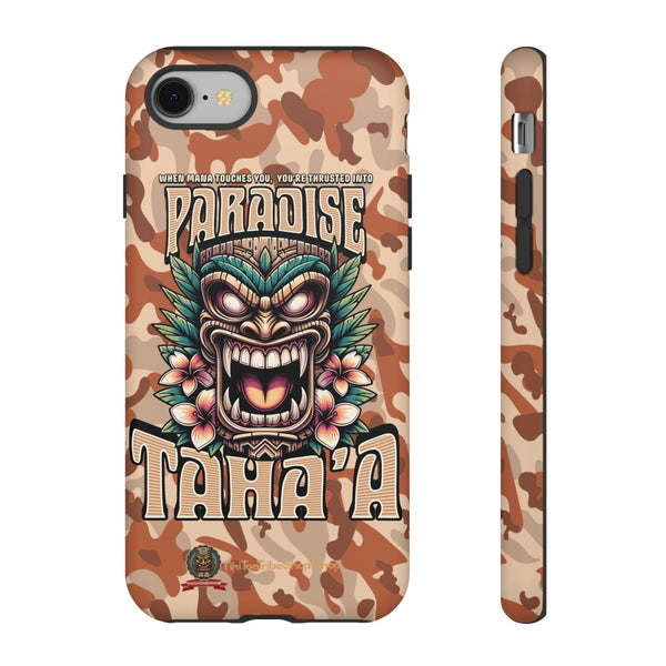 Tahaa – Coque Antichoc Premium « Tiki Féroce » | Design Tribal & Protection Maximale