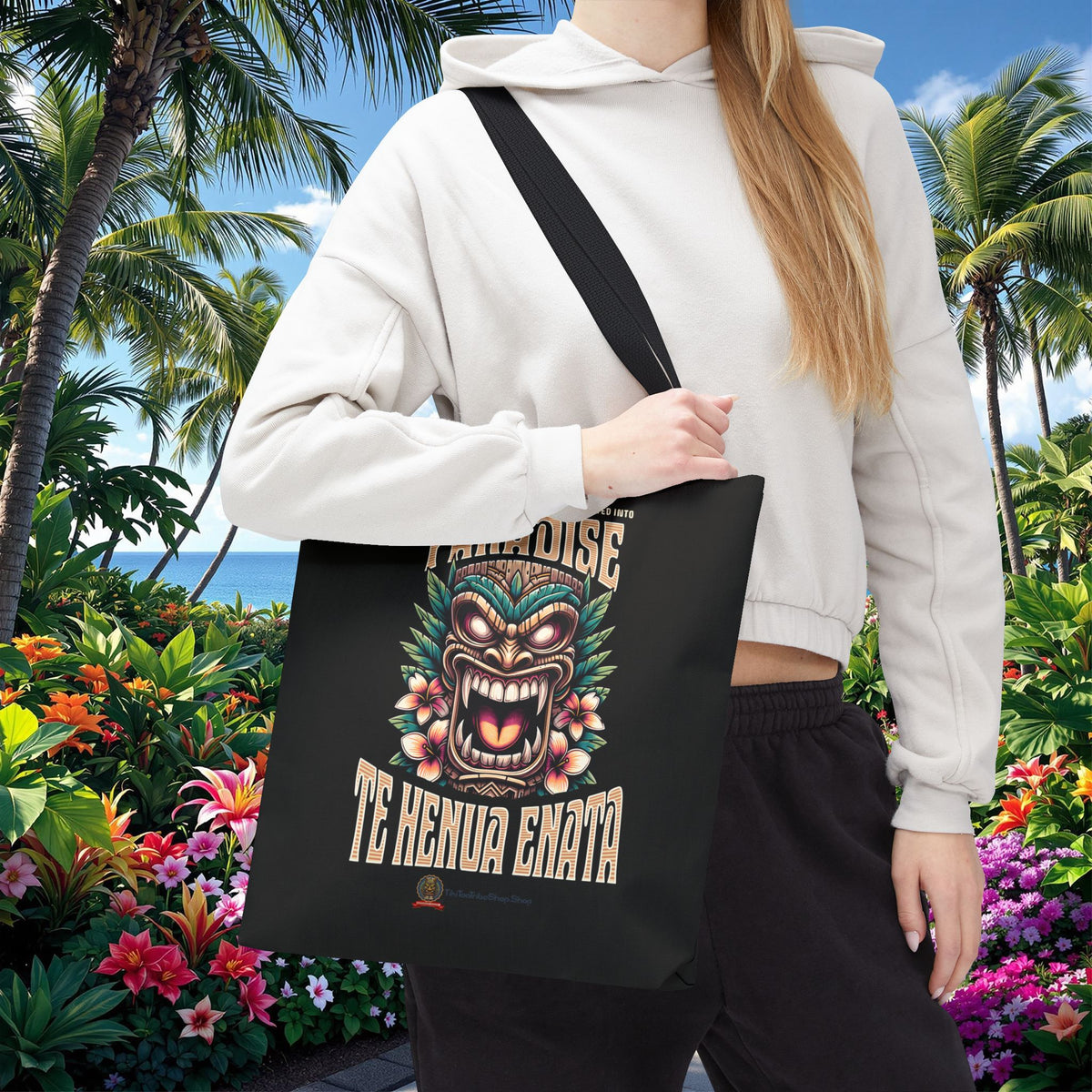 TE HENUA ENATA PARADISE Tote Bag