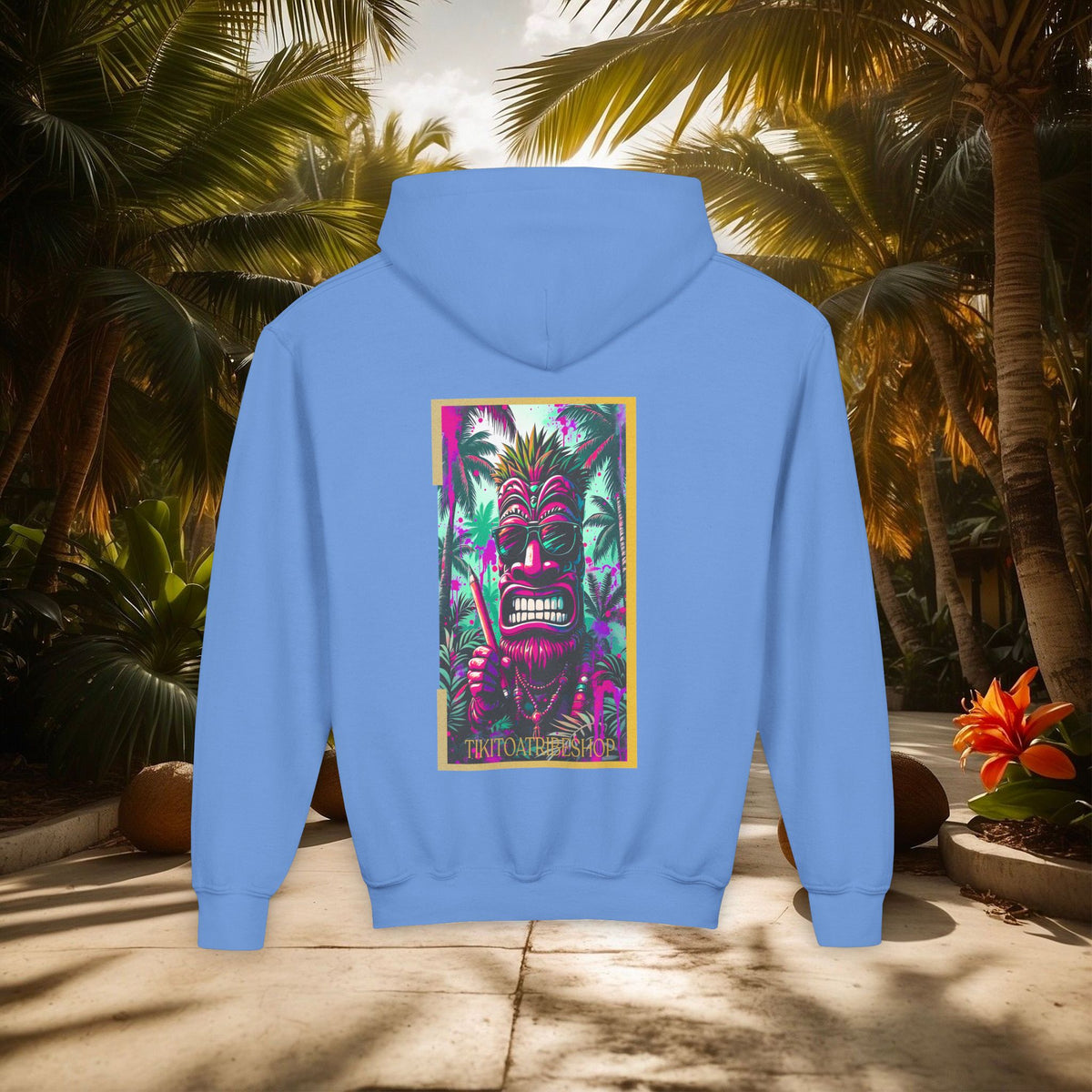 THE TIKI SPIRIT - Thick hooded sweatshirt for youth