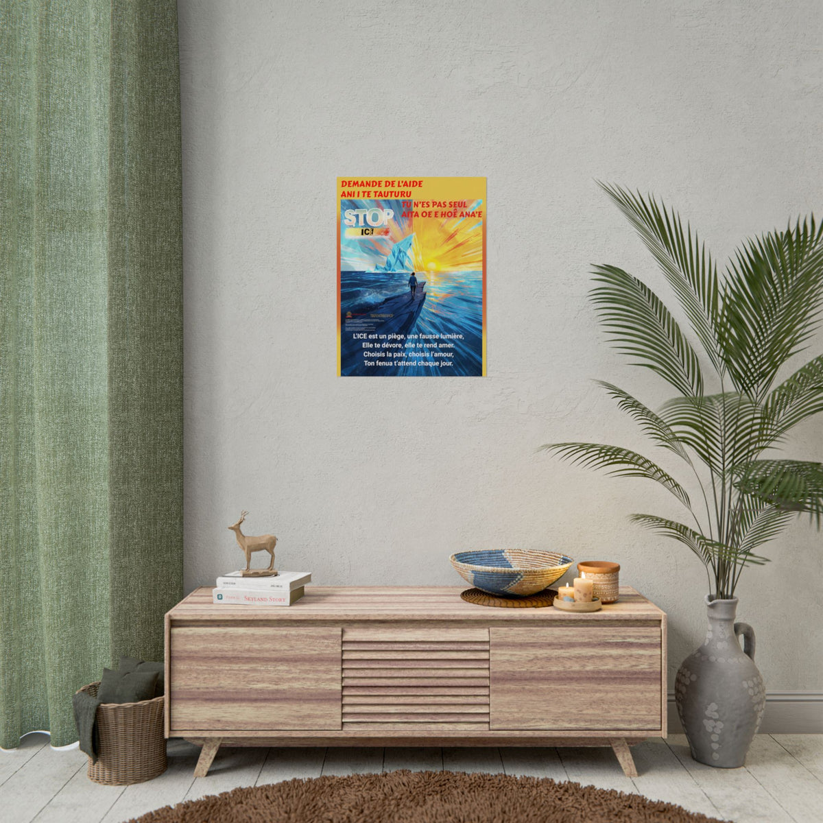 Posters Anti-ICE Polynésie – Affiches de Sensibilisation Contre la Drogue “Paruru i te ora – Brisons les chaînes de l’ICE”