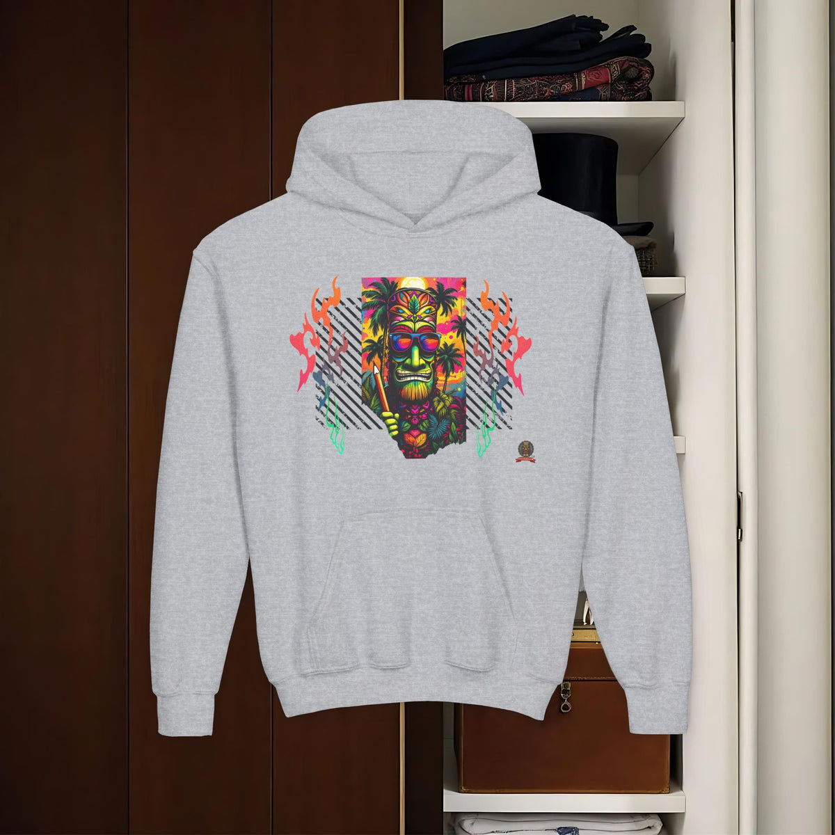 THE TIKI SPIRIT - Thick hooded sweatshirt for youth