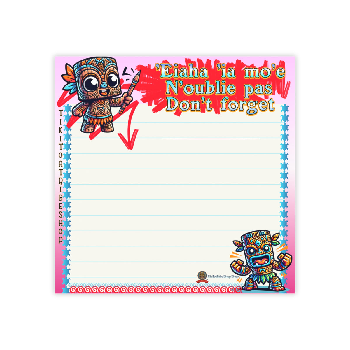 Tribal Sticky Notepad 🔥 The Essential Tribal Memory!