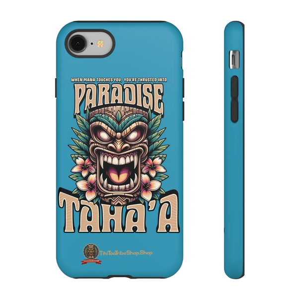 Tahaa – Coque Antichoc Premium « Tiki Féroce » | Design Tribal & Protection Maximale