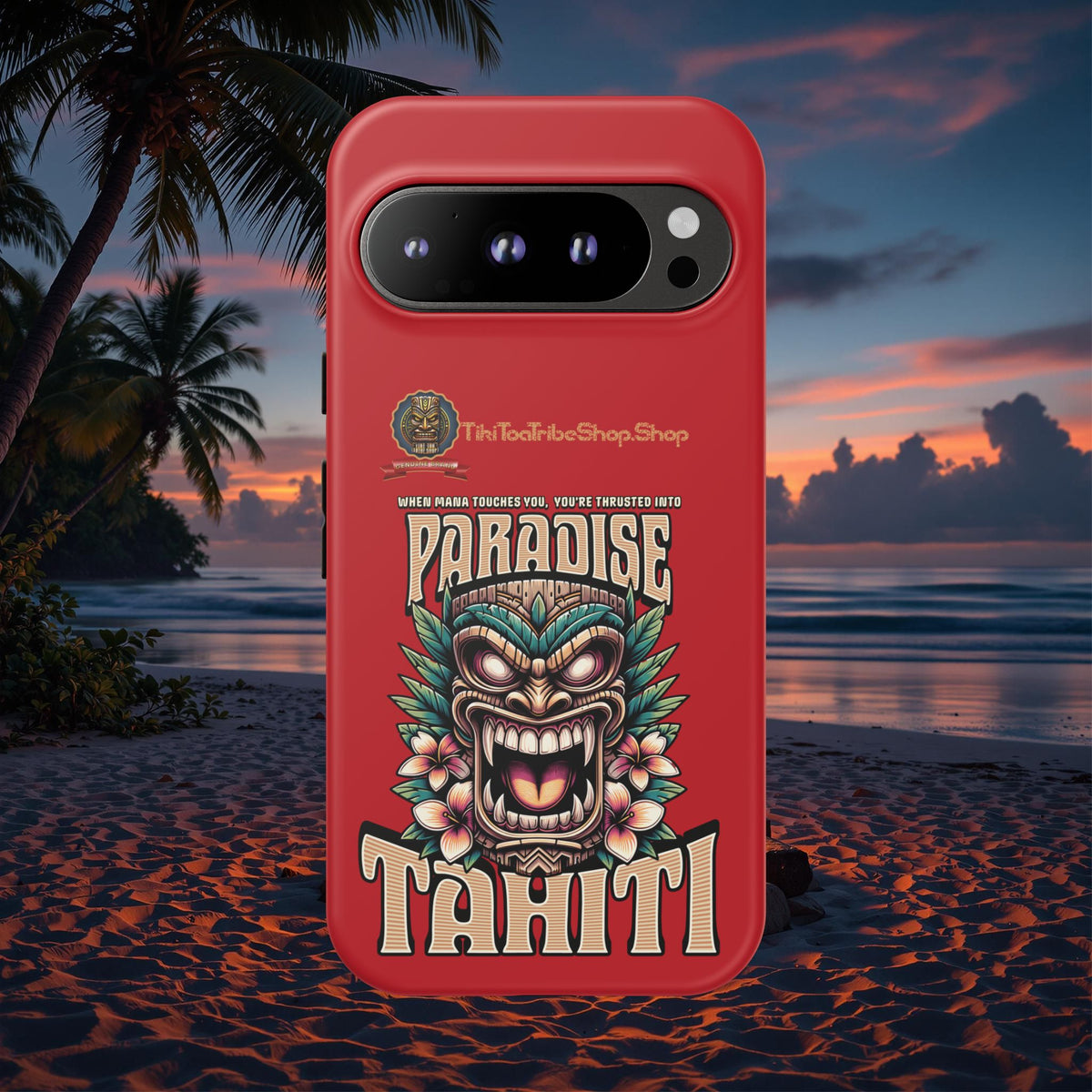 Tahiti – Coque Antichoc Premium Tiki Royal