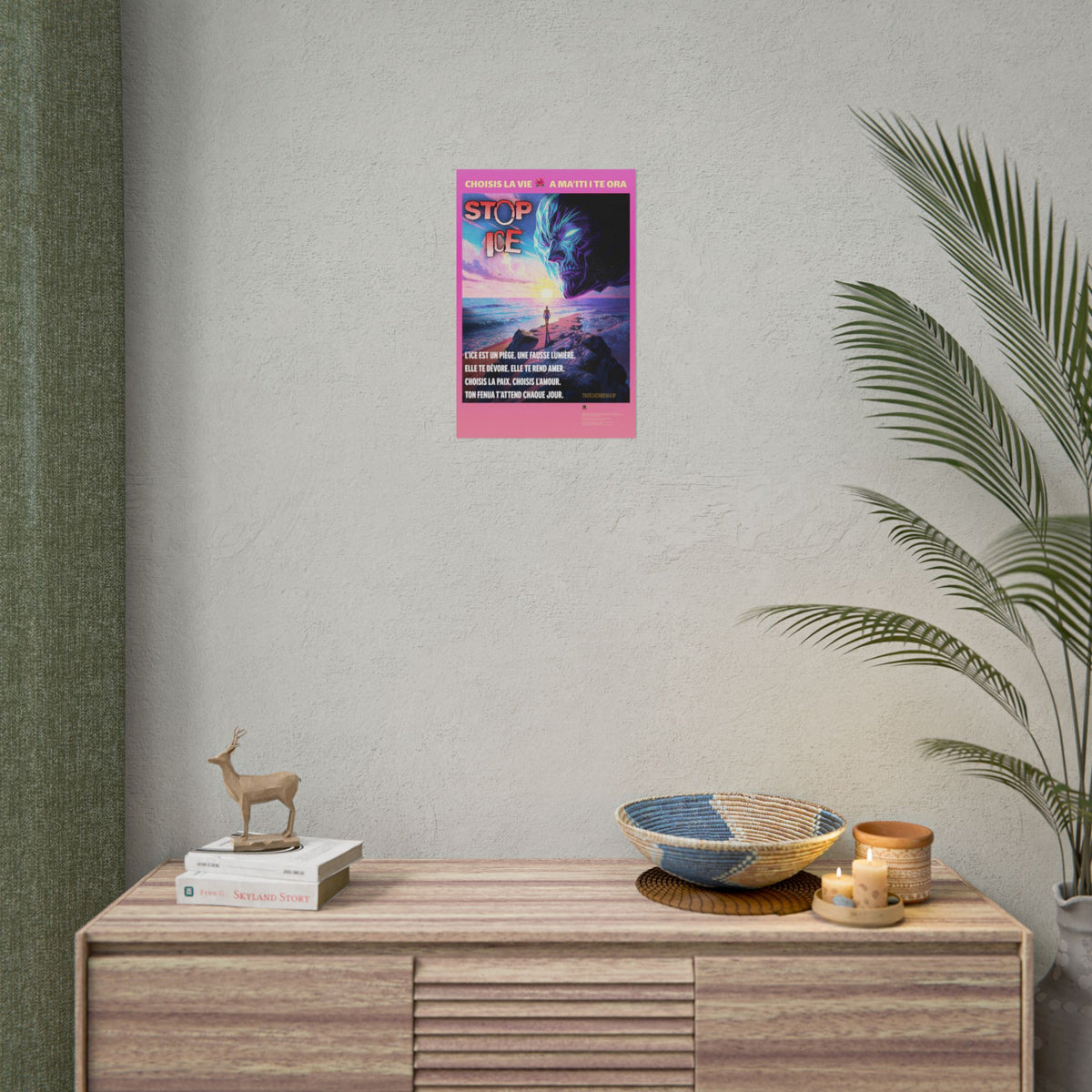 Posters Anti-ICE Polynésie – Affiches de Sensibilisation Contre la Drogue “Paruru i te ora – Brisons les chaînes de l’ICE”