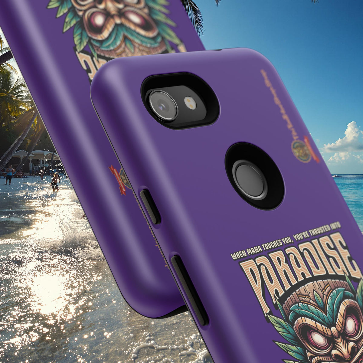 Tahiti – Coque Antichoc Premium Tiki Royal