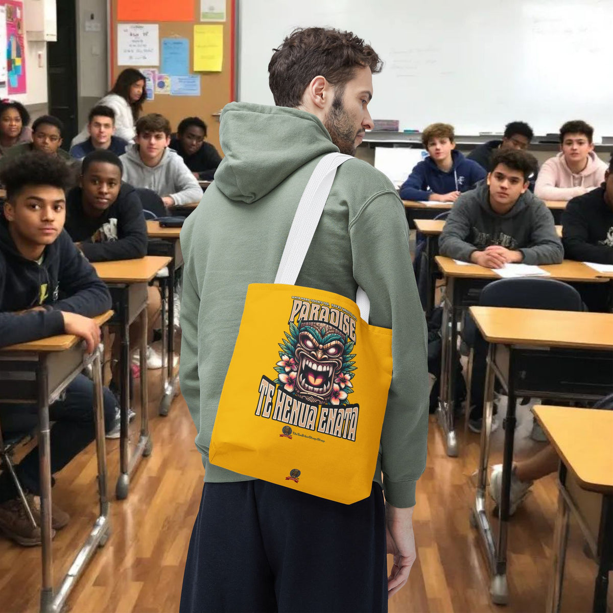 TE HENUA ENATA PARADISE Tote Bag