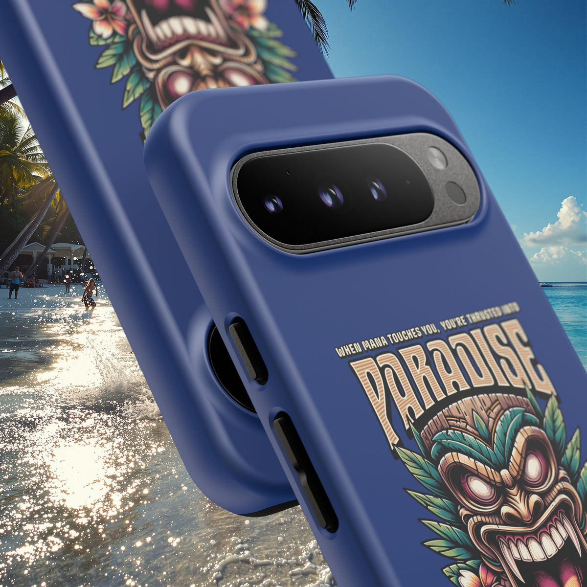Tahiti – Coque Antichoc Premium Tiki Royal