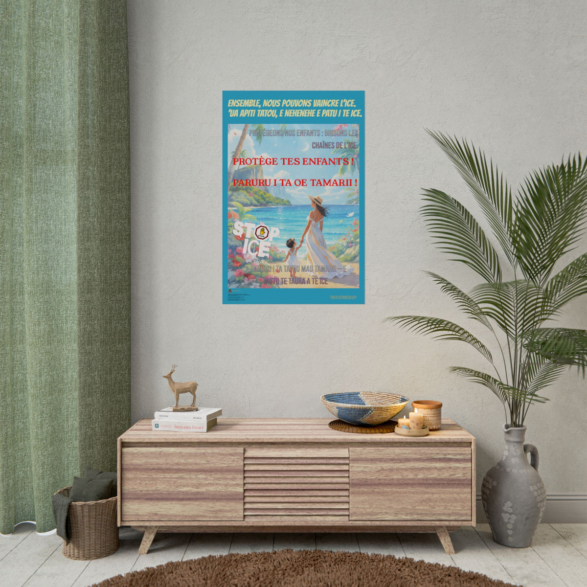 Posters Anti-ICE Polynésie – Affiches de Sensibilisation Contre la Drogue “Paruru i te ora – Brisons les chaînes de l’ICE”