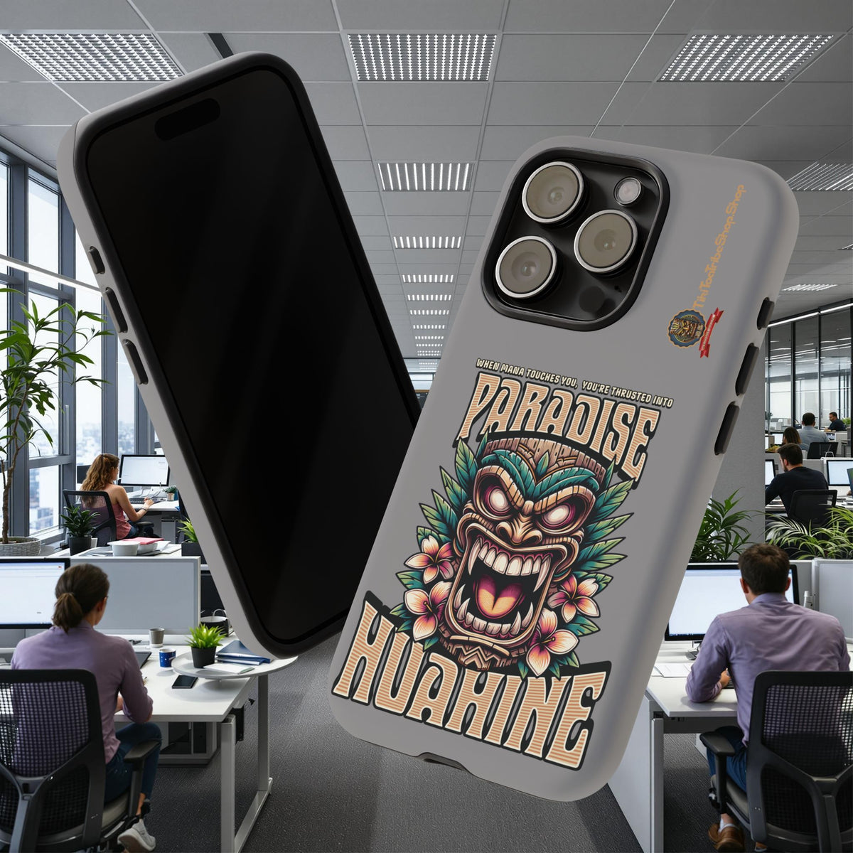 Huahine – Coque Antichoc Premium Tiki Fenua