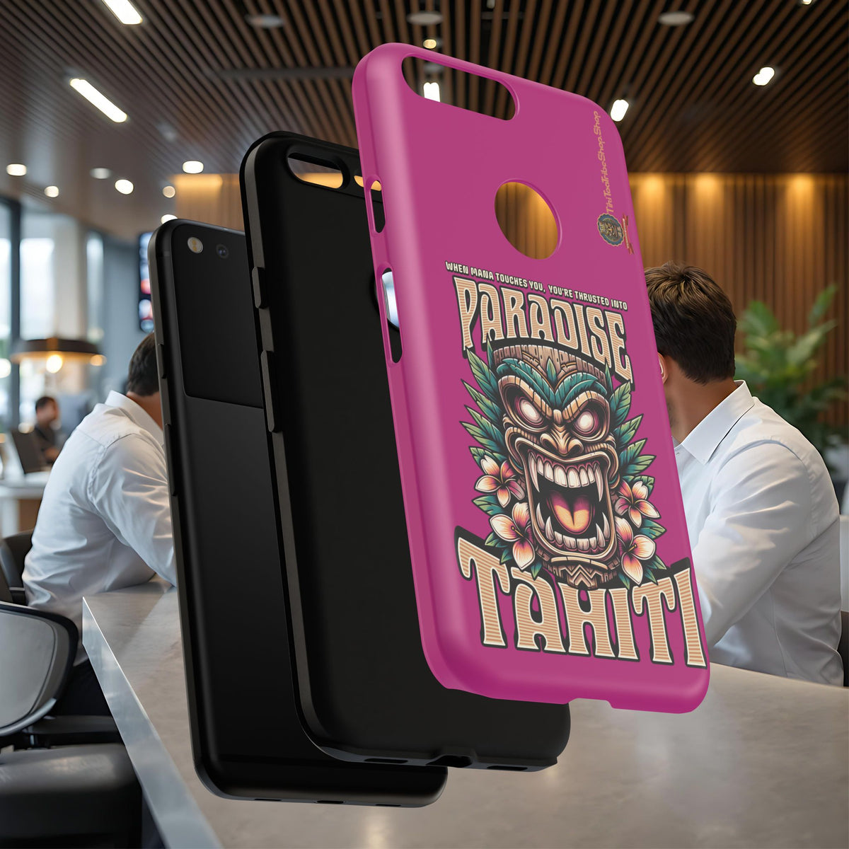 Tahiti – Coque Antichoc Premium Tiki Royal