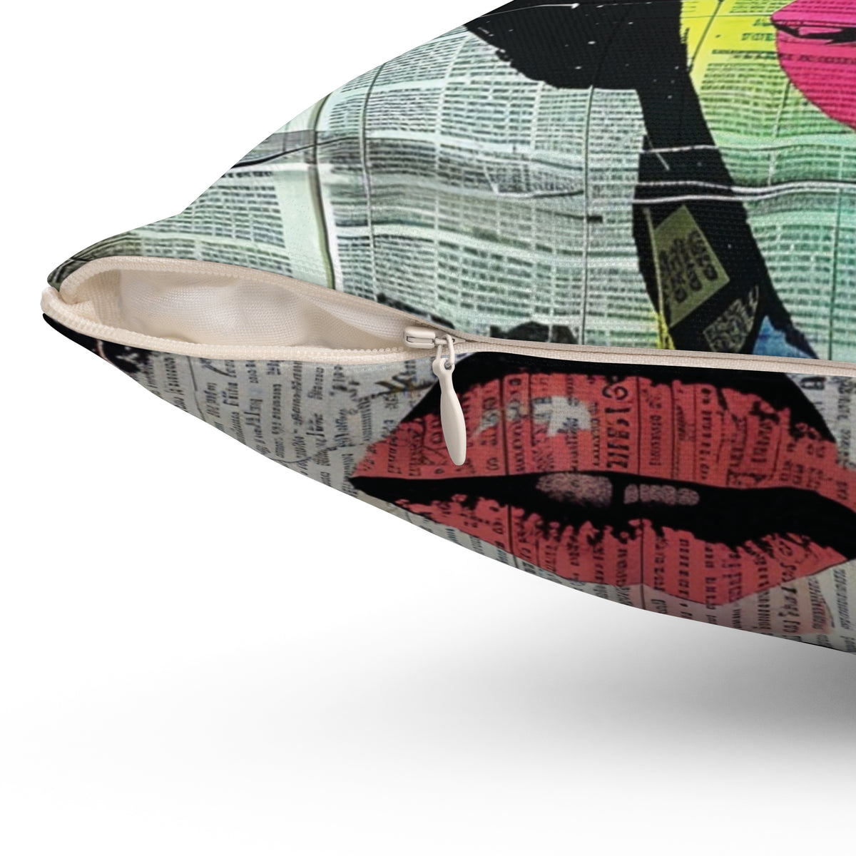 Pop Art Collage Magazine: Fragmented Elegance