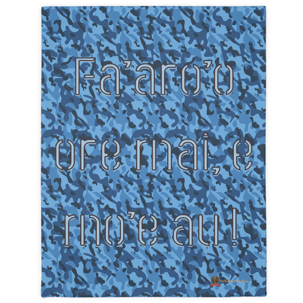 🇵🇫 Camouflage Bleu "FA'ARO'O ORE MAI, E MO'E AU !"