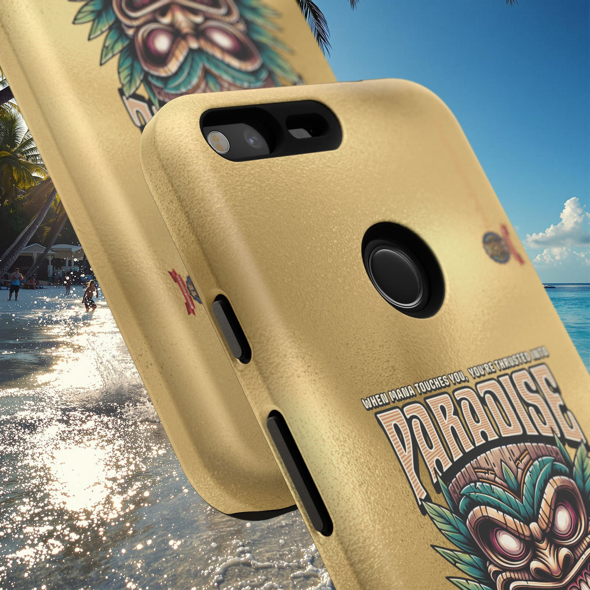 Tahiti – Coque Antichoc Premium Tiki Royal