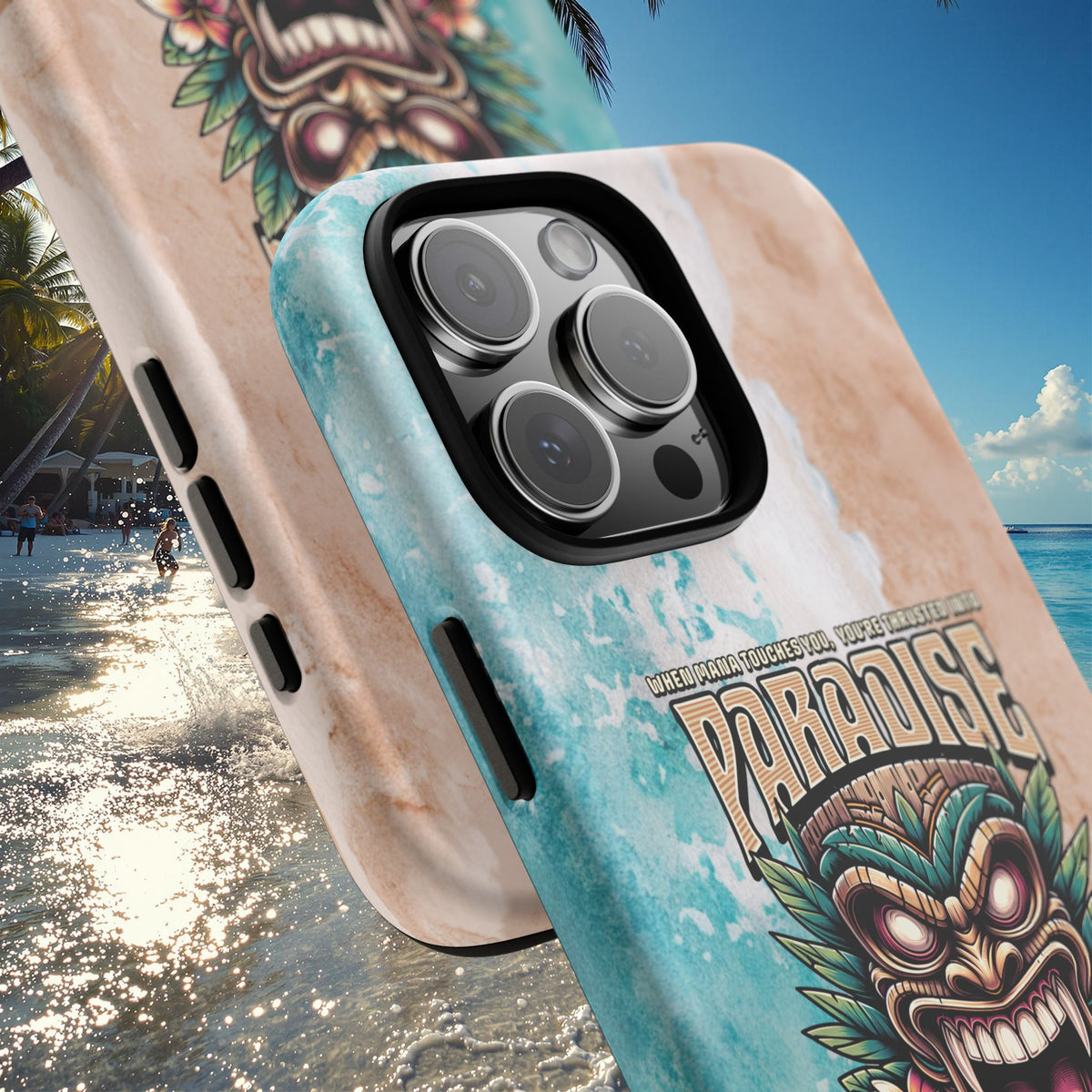 Tahiti – Coque Antichoc Premium Tiki Royal
