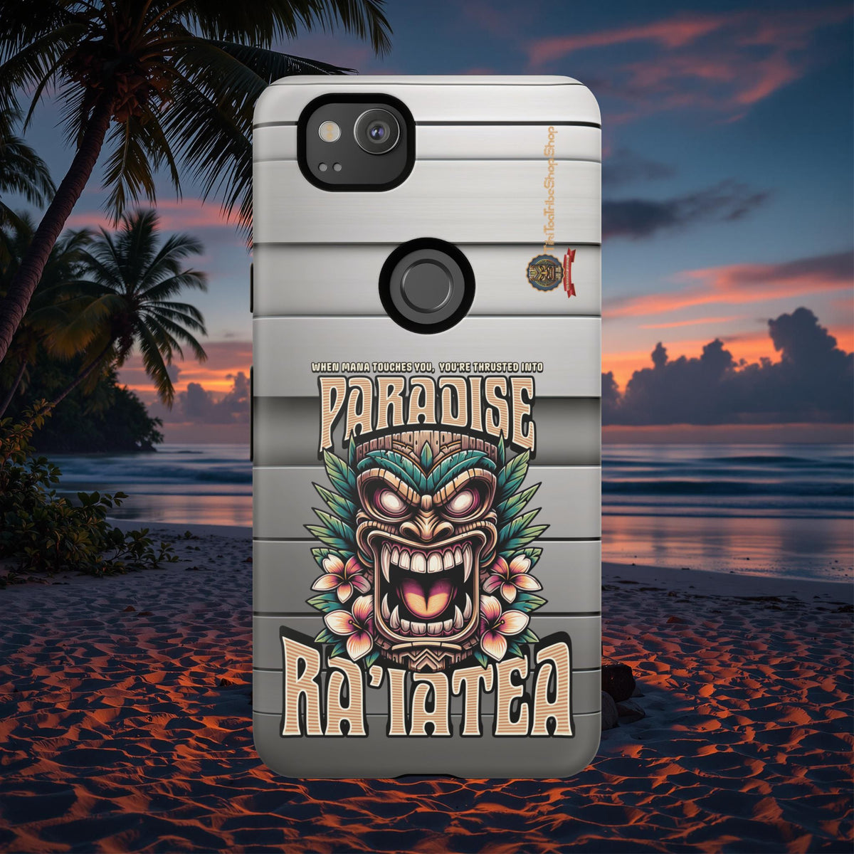 Ra’iatea – Coque Tiki Tribal de Protection Premium