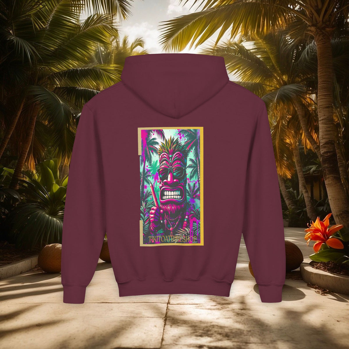 THE TIKI SPIRIT - Thick hooded sweatshirt for youth
