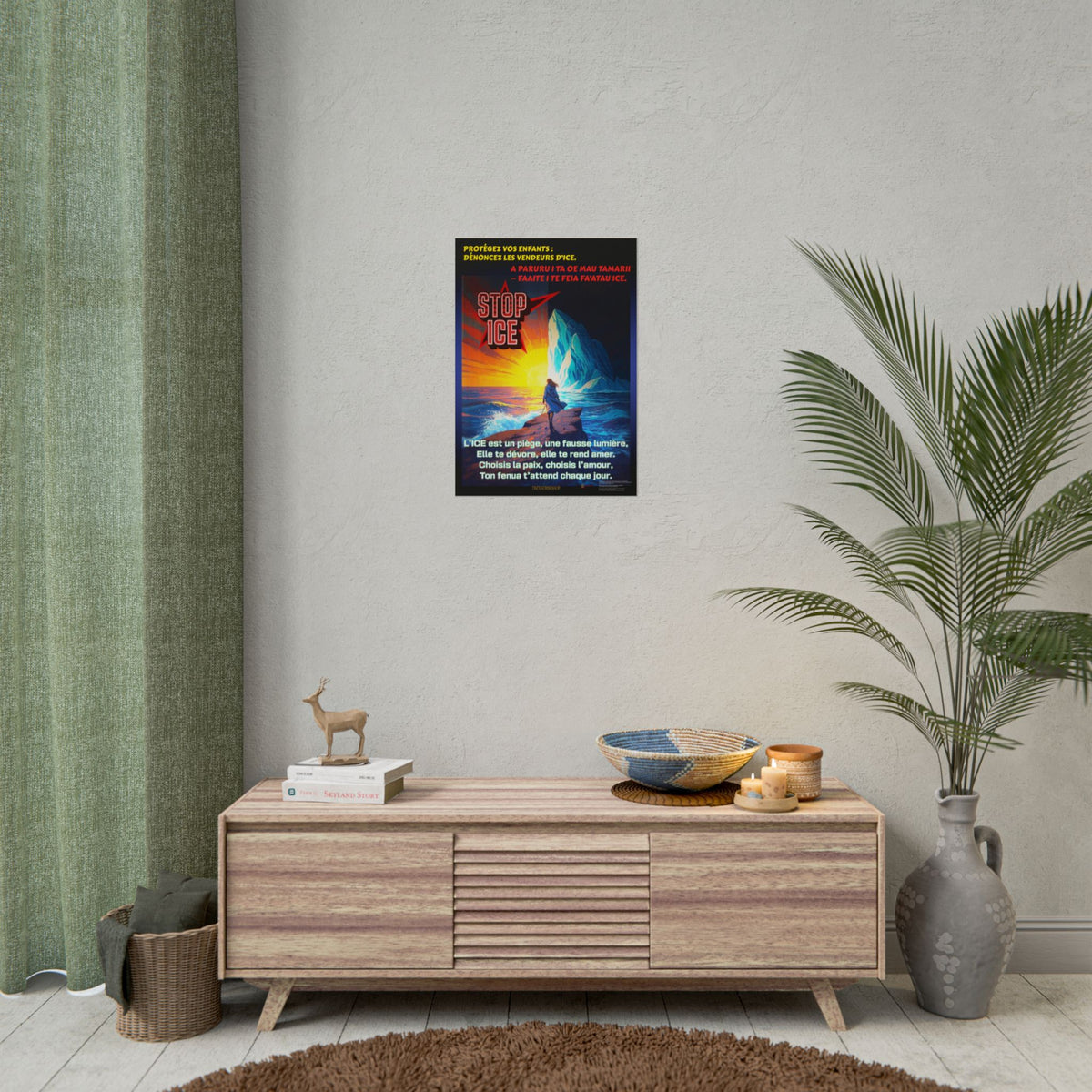 Posters Anti-ICE Polynésie – Affiches de Sensibilisation Contre la Drogue “Paruru i te ora – Brisons les chaînes de l’ICE”