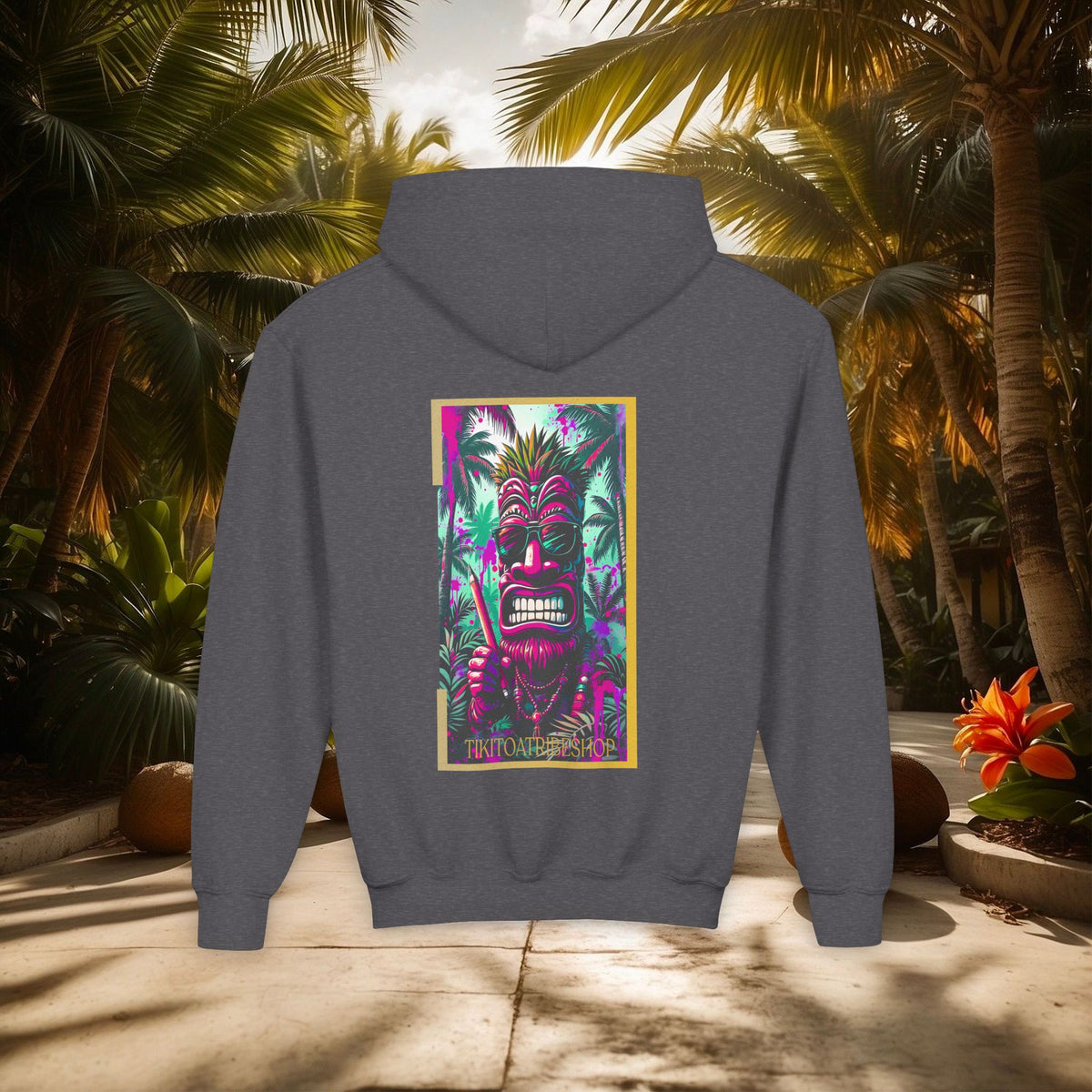THE TIKI SPIRIT - Thick hooded sweatshirt for youth
