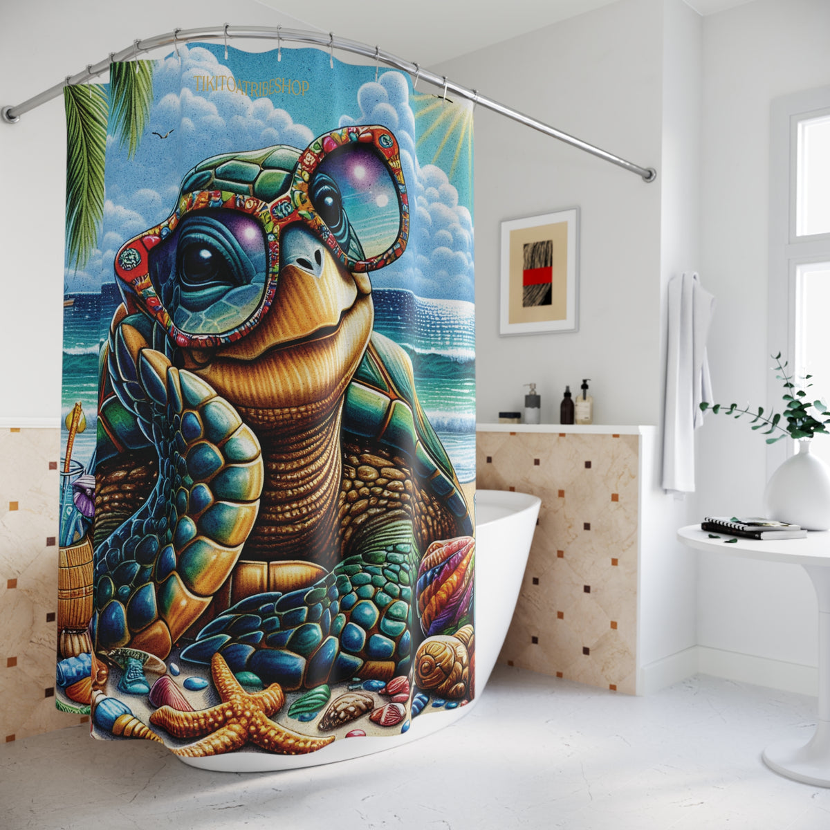Rideau de Douche Tiki Toa